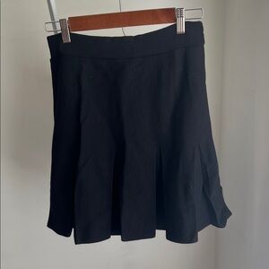 Zara Black High Waisted Sweater Skirt